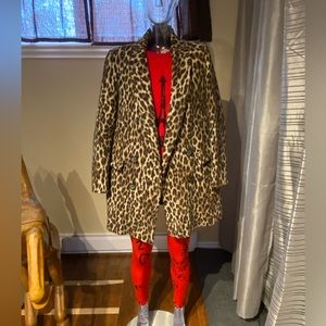 Zara Leopard print coat